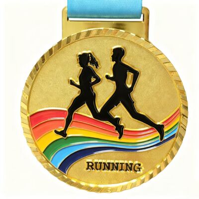 comprar Medallas de metal personalizadas para fútbol, natación, spinning y deportes, trofeos y medallas, medallas personalizadas, medallón de metal online manufacture