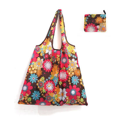 comprar Bolsas de mano impresas personalizadas: poliéster reciclado plegable, bolsas de compras y promocionales a todo color online manufacture