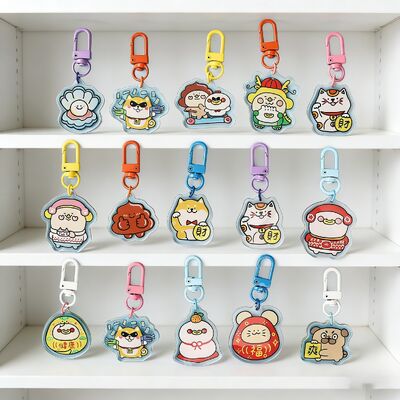 comprar Llavero Acrílico Personalizado con Foto/Nombre – Holográfico Arcoíris con Acabado de Resina Epoxi Goteada online manufacture