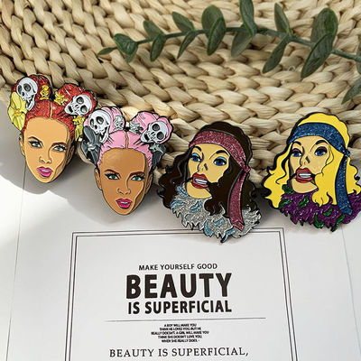 Un buen precio. Logotipo personalizado Pin de esmalte duro - Pin de rebanada respetuoso con el medio ambiente para regalos promocionales en línea