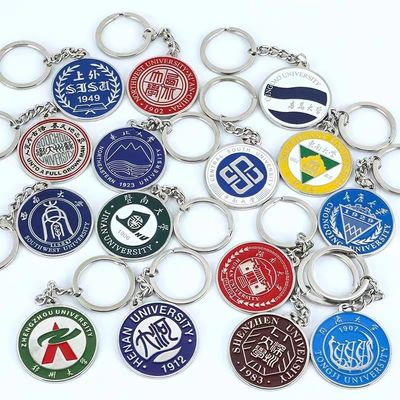 Diseño personalizado Loog Enamel Keychain Metal Cartoon Keychain