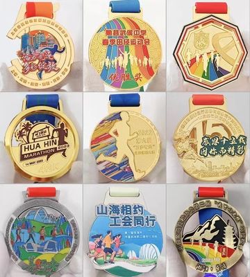 Decoración Medallas a medida 3d Oro Taekwondo Metal Medallas de plástico a medida