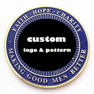 Monedas de logotipo personalizado 2D 3D Monedas conmemorativas de la Armada de esmalte suave personalizadas