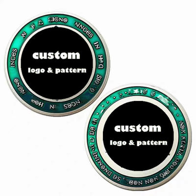 Desafío de diseño personalizado de monedas de metal de aleación de zinc de latón 2D 3D Moneda de símbolo Metal Colecciones de monedas de oro personalizadas