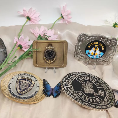 Cinturón de cinturón automático de aleación de zinc de aleación de cobre de logotipo personalizado