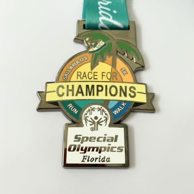 Medallas personalizadas redondas Ironman Decoración Medallas de fundición a presión personalizadas