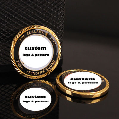 Monedas de recuerdo de metal personalizadas Desafío Monedas de plata acuñadas a medida con caja