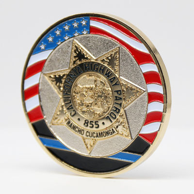 Logotipo de metal Monedas personalizadas Desafío de esmalte 3D duro Monedas masónicas masónicas