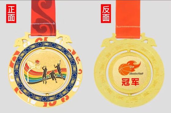 No hay trofeos y medallas mínimas China Fabricante Diseño Metal Medalla promocional Medallas personalizadas para baloncesto