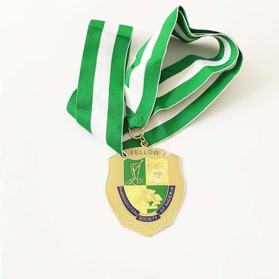 Medalla de oro en 3D con grabado personalizado Premio Medallas de maratón hechas a pedido