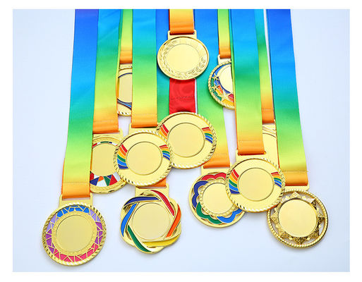 Carreras Metal Ciclismo Carrera Medallas personalizadas Medallas en blanco para grabado