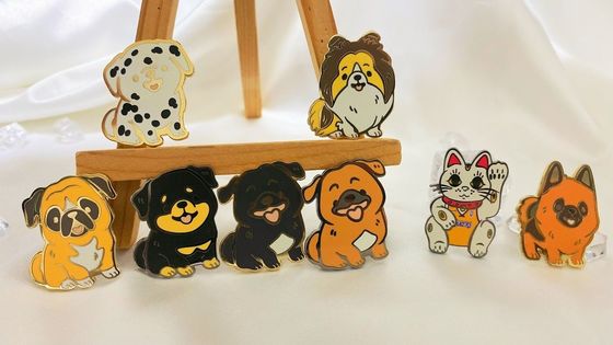 Pinos de lapiz personalizados de aleación de hierro zinc Animal Pinos de lapiz personalizados con su logotipo
