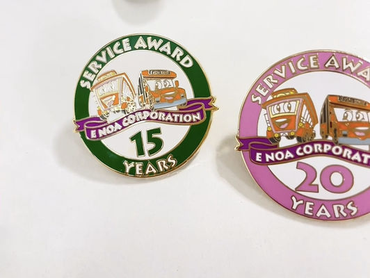 Plated Metal Crafts Customized Hard Enamel Lapel Pin Business Gifts Metal Logo Design Pins For Clothes