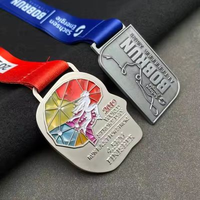 Un buen precio. Medalla Deportiva Personalizada Económica de Aleación de Zinc con Impresión UV 3D Oro al por Mayor WTD en línea