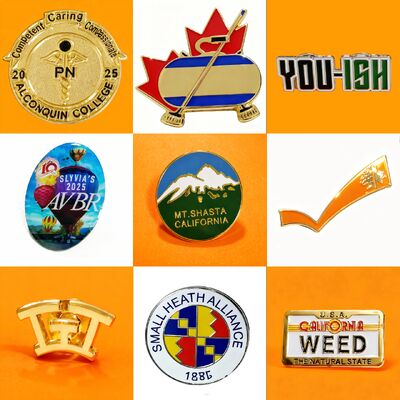 Un buen precio. Pin de solapa de aleación de zinc con logotipo personalizado de alta calidad con fijación magnética para regalos de empresa en línea