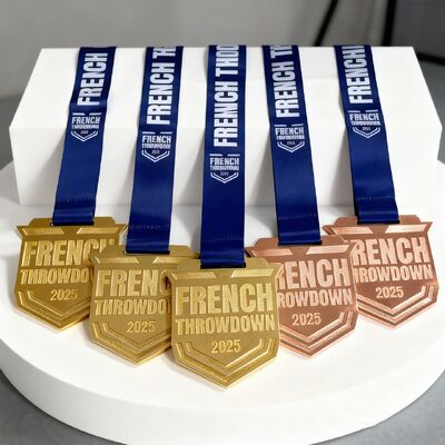 Medallas Personalizadas Premios Deportivos en Aleación de Zinc con Acabado Esmaltado y Diseño Personalizado