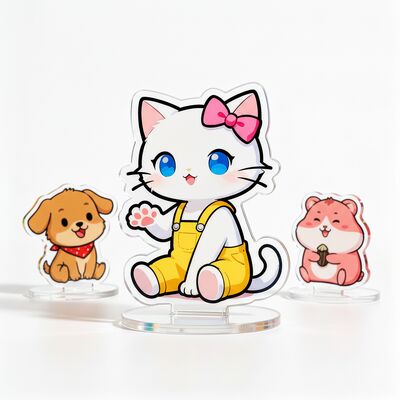 Un buen precio. Nuevo estilo Acrílico Estante Impreso Personalizado Anime Estante Cartoon Acrílico Estante en línea