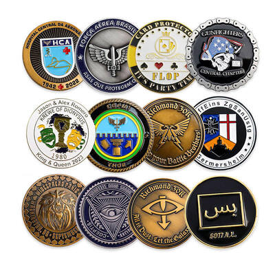 Al por mayor Monedas de desafío de fundición a presión de aleación de zinc de alta calidad con logotipo personalizado para recuerdos