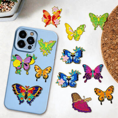 Un buen precio. Pegatina de teléfono de metal personalizada para mujeres en línea