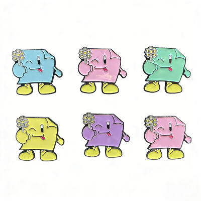 Un buen precio. Pines esmaltados duros personalizados de fábrica – Insignia de metal dorado con polvo de perla – Lindo pin de solapa de recuerdo en línea