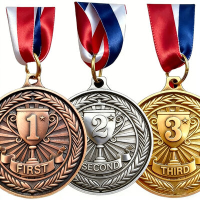 Un buen precio. Medallas deportivas personalizadas de aleación de zinc 3D con impresión UV dorada para maratón, graduación y premios. en línea