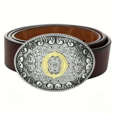 Belt Buckle Custom Antique Silver Zinc Alloy Soft Enamel Detailing Wholesale