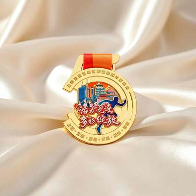 Sports Medals Custom Zinc Alloy For Games Gymnastics Running Swimming Hiking Wholesale