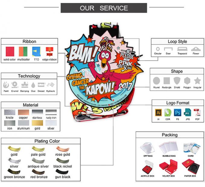 Medallas Fabricante Diseño al por mayor Cinza aleación de metal 3D Oro Premio Medallas deportivas Medalla deportiva personalizada 0