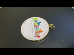 Artesanía de esmalte blando con medalla de oro