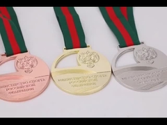 Logotipo grabado con láser Medallas personalizadas de negocios Medallas personalizadas para premios