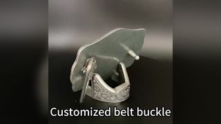 Hebilla de cinturón de aleación de zinc personalizada con acabado ecológico y logotipo personalizado para hombres y mujeres