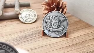 Moneda de colecciones conmemorativas de monedas antiguas de recuerdo de oro 2D 3D con logotipo personalizado