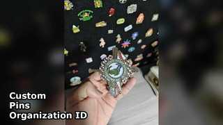 Pines de solapa personalizados para identificación de organizaciones