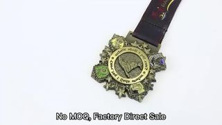 Medallas deportivas personalizadas Diseña tu propio oro modelo 3d
